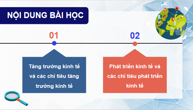 Giáo án điện tử KTPL 12 (Cánh diều): Bài 1: Tăng trưởng và phát triển kinh tế (ảnh 1)