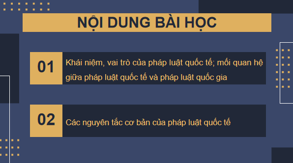 Giáo án điện tử KTPL 12 (Cánh diều): Bài 15: Những vấn đề chung về pháp luật quốc tế (ảnh 1)