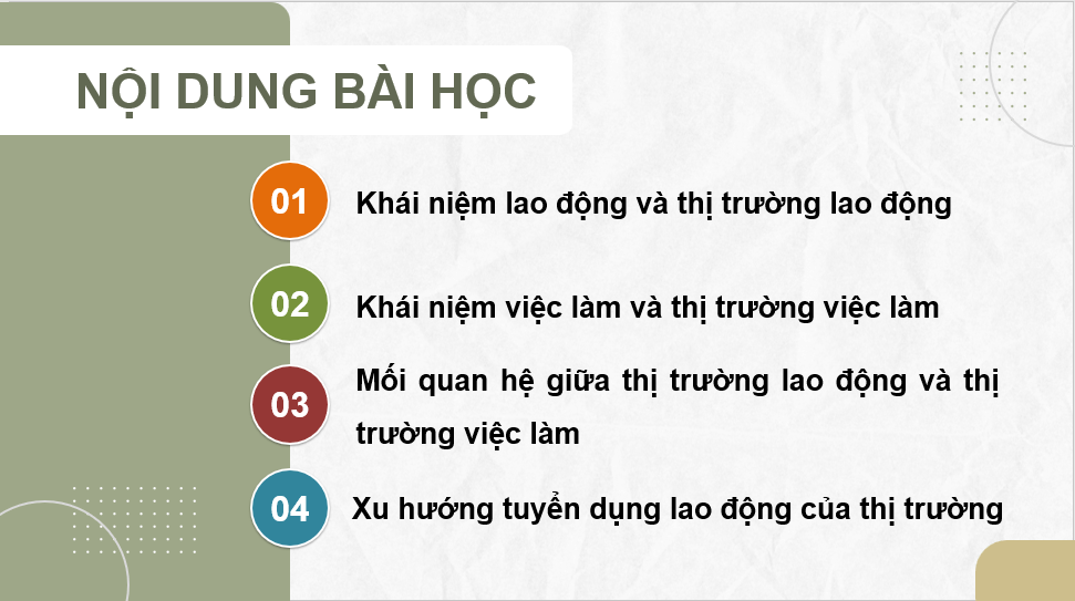Giáo án điện tử KTPL 11 Bài 5 (Chân trời sáng tạo): Thị trường lao động, việc làm (ảnh 1)