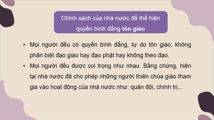 Giáo án điện tử KTPL 11 Bài 12 (Chân trời sáng tạo): Quyền bình đẳng giữa các dân tộc, tôn giáo (ảnh 1)
