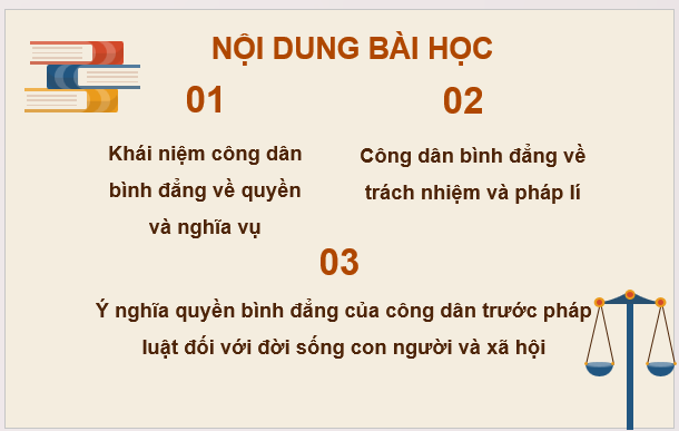 Giáo án điện tử KTPL 11 Bài 10 (Cánh diều): Quyền bình đẳng của công dân trước pháp luật (ảnh 1)