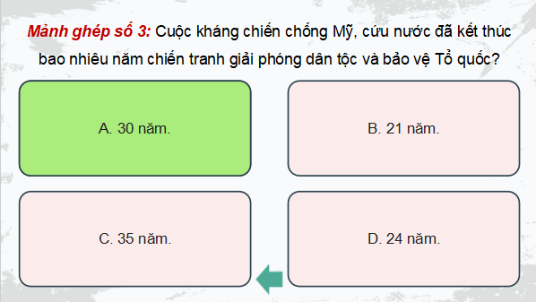 Giáo án điện tử Lịch sử 12 Bài 8 (Cánh diều): Cuộc kháng chiến chống Mỹ, cứu nước (1954 - 1975) (ảnh 1)