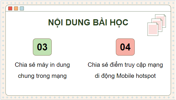 Giáo án điện tử Tin học 12 (Chân trời sáng tạo): Bài B2: Các chức năng mạng của hệ điều hành (ảnh 1)