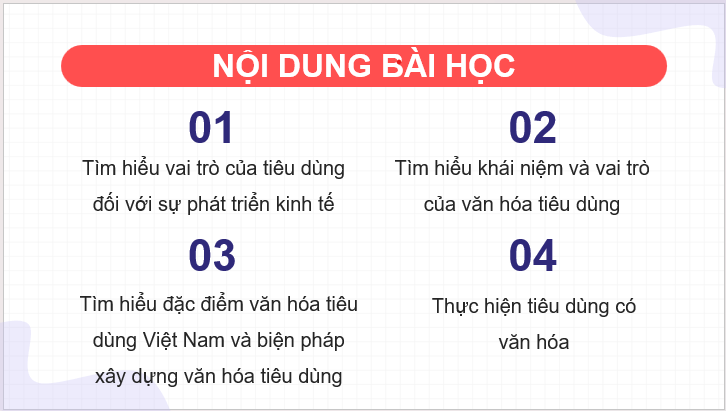 Giáo án điện tử KTPL 11 Bài 8 (Kết nối tri thức): Văn hóa tiêu dùng (ảnh 1)