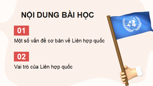 Giáo án điện tử Lịch sử 12 Bài 1 (Kết nối tri thức): Liên hợp quốc (ảnh 1)