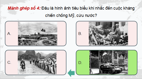 Giáo án điện tử Lịch sử 12 Bài 8 (Cánh diều): Cuộc kháng chiến chống Mỹ, cứu nước (1954 - 1975) (ảnh 1)
