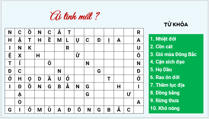 Giáo án điện tử Địa lí 12 Bài 3 (Kết nối tri thức): Sự phân hoá đa dạng của thiên nhiên (ảnh 1)