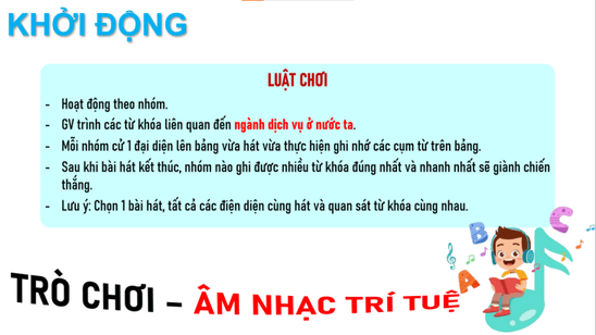 Giáo án điện tử Địa lí 12 Bài 20 (Chân trời sáng tạo): Vai trò và các nhân tố ảnh hưởng đến sự phát triển ngành dịch vụ (ảnh 1)