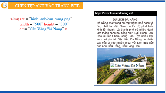 Giáo án điện tử Tin học 12 (Kết nối tri thức): Bài 11: Chèn tệp tin đa phương tiện và khung nội tuyến vào trang web (ảnh 1)