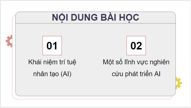 Giáo án điện tử Tin học 12 (Cánh diều): Bài 1: Giới thiệu về trí tuệ nhân tạo (ảnh 1)