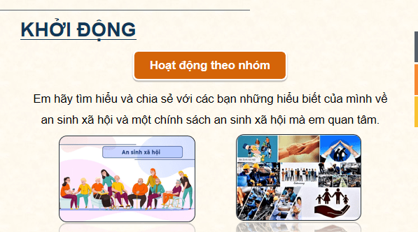 Giáo án điện tử KTPL 12 (Cánh diều): Bài 4: An sinh xã hội (ảnh 1)