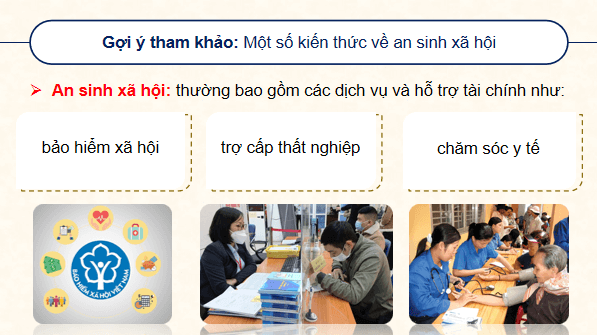Giáo án điện tử KTPL 12 (Cánh diều): Bài 4: An sinh xã hội (ảnh 1)