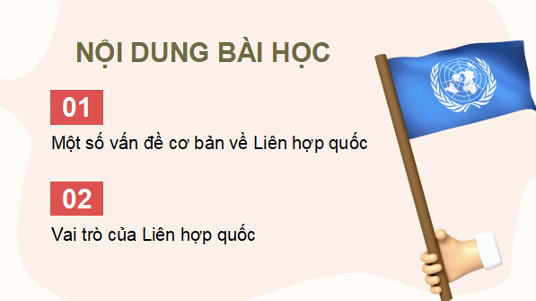 Giáo án điện tử Lịch sử 12 Bài 1 (Cánh diều): Liên hợp quốc (ảnh 1)