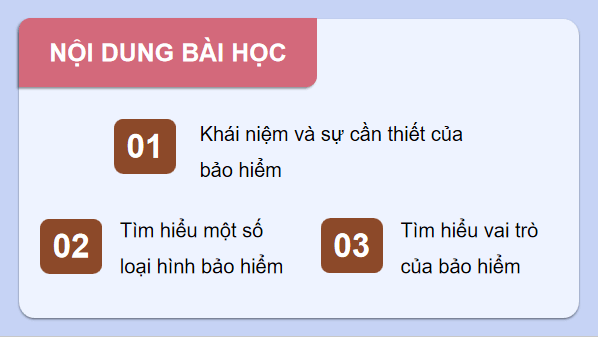 Giáo án điện tử KTPL 12 (Kết nối tri thức): Bài 3: Bảo hiểm (ảnh 1)