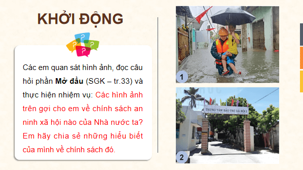 Giáo án điện tử KTPL 12 (Kết nối tri thức): Bài 4: An sinh xã hội (ảnh 1)