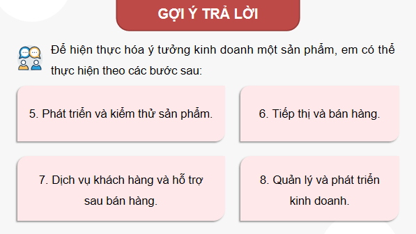 Giáo án điện tử KTPL 12 (Chân trời sáng tạo): Bài 5: Lập kế hoạch kinh doanh (ảnh 1)