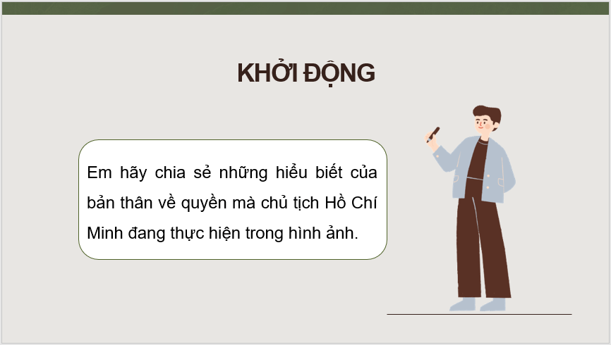 Giáo án điện tử KTPL 11 Bài 14 (Chân trời sáng tạo): Quyền và nghĩa vụ công dân về bầu cử và ứng cử (ảnh 1)
