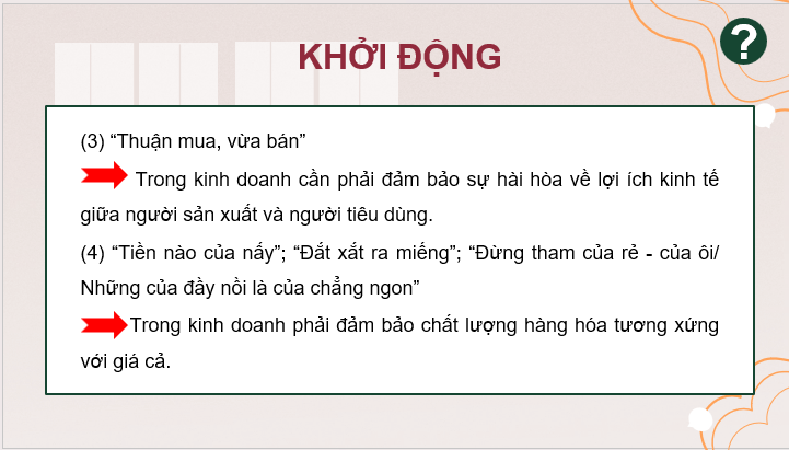 Giáo án điện tử KTPL 11 Bài 8 (Cánh diều): Đạo đức kinh doanh (ảnh 1)