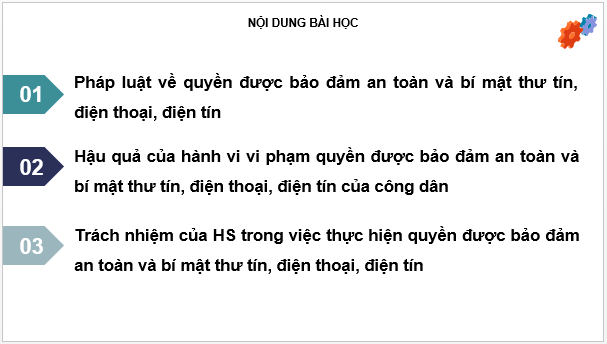 Gi&aacute;o &aacute;n điện tử KTPL 11 B&agrave;i 19 (C&aacute;nh diều): Quyền được bảo đảm an to&agrave;n v&agrave; b&iacute; mật thư t&iacute;n, điện thoại, điện t&iacute;n (ảnh 1)