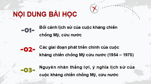Gi&aacute;o &aacute;n điện tử Lịch sử 12 B&agrave;i 8 (Kết nối tri thức): Cuộc kh&aacute;ng chiến chống Mỹ, cứu nước (1954 - 1975) (ảnh 1)