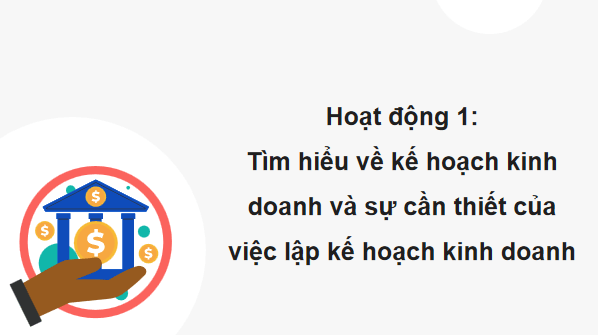 Giáo án điện tử KTPL 12 (Kết nối tri thức): Bài 5: Lập kế hoạch kinh doanh (ảnh 1)