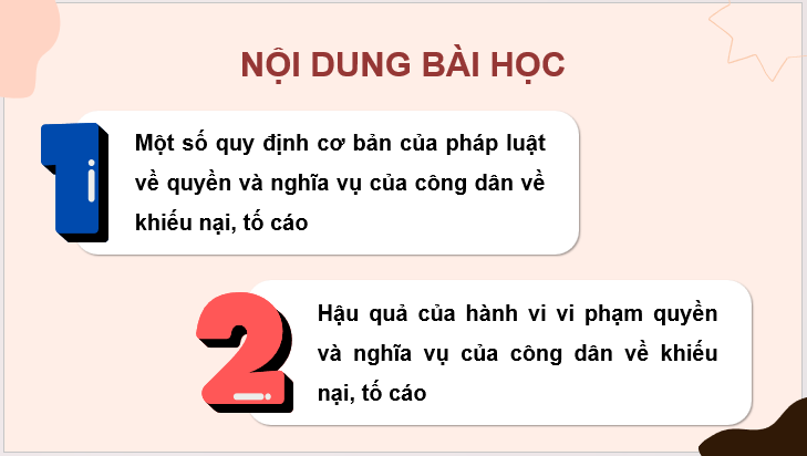 Giáo án điện tử KTPL 11 Bài 15 (Kết nối tri thức): Quyền và nghĩa vụ cơ bản của công dân về khiếu nại, tố tụng (ảnh 1)