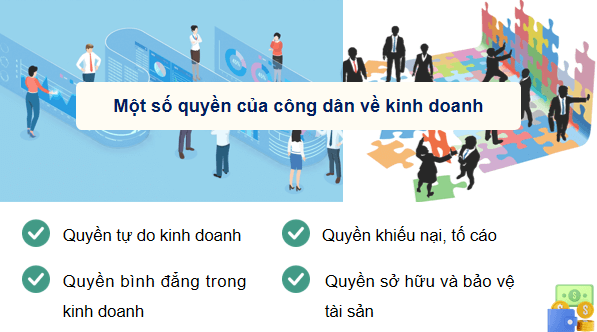 Giáo án điện tử KTPL 12 (Cánh diều): Bài 8: Quyền và nghĩa vụ của công dân về kinh doanh và nộp thuế (ảnh 1)