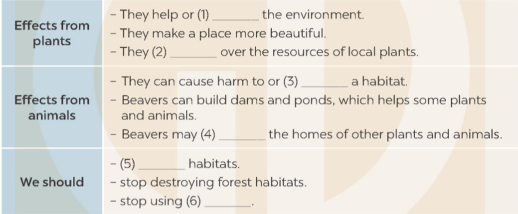 Tiếng Anh 9 Unit 10: Planet Earth - Global Success (ảnh 7)
