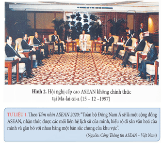 Giáo án điện tử Lịch sử 12 Bài 5 (Kết nối tri thức): Cộng đồng ASEAN: Từ ý tưởng đến hiện thực (ảnh 1)