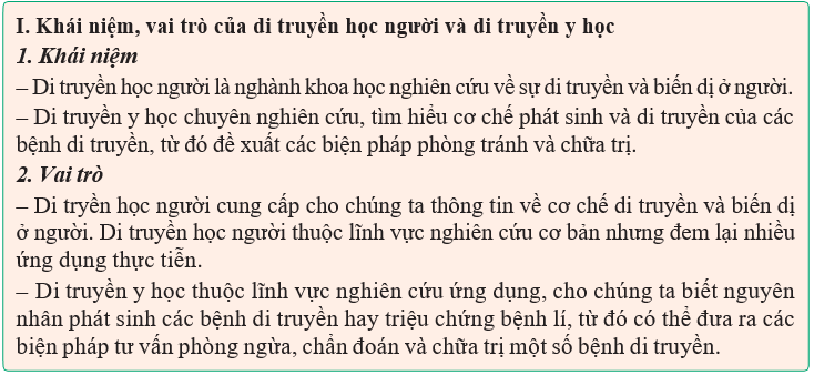 Giáo án điện tử Sinh học 12 (Kết nối tri thức): Bài 13: Di truyền học người và di truyền y học (ảnh 1)
