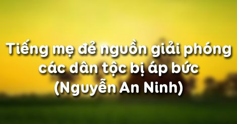 Tác giả Nguyễn An Ninh - Cuộc đời và sự nghiệp (ảnh 1)