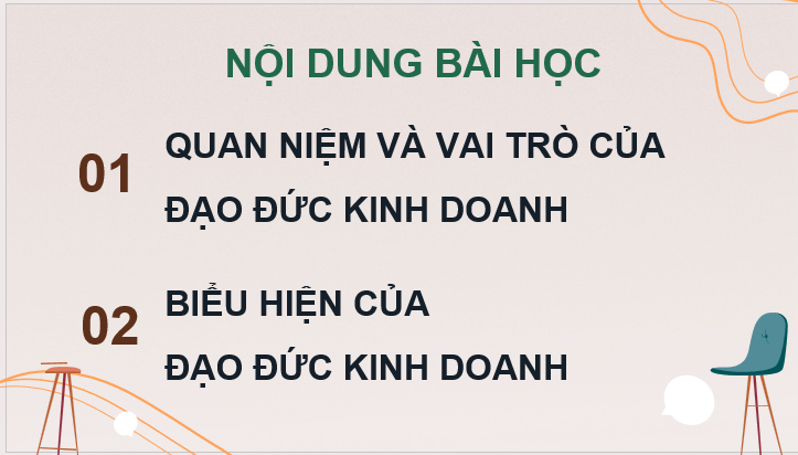 Giáo án điện tử KTPL 11 Bài 8 (Cánh diều): Đạo đức kinh doanh (ảnh 1)