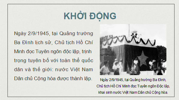 Giáo án điện tử Lịch sử 12 Bài 6 (Cánh diều): Cách mạng tháng Tám năm 1945 (ảnh 1)