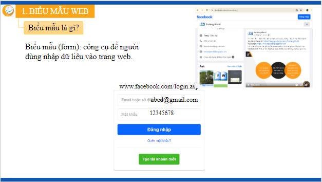 Giáo án điện tử Tin học 12 (Kết nối tri thức): Bài 12: Tạo biểu mẫu (ảnh 1)