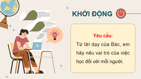 Giáo án điện tử KTPL 12 (Chân trời sáng tạo): Bài 11: Quyền và nghĩa vụ của công dân trong học tập (ảnh 1)