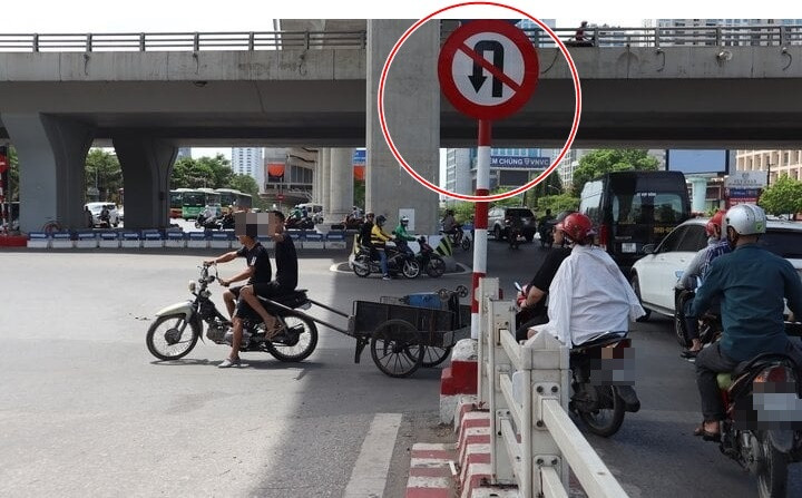 Trường hợp xe m&aacute;y, &ocirc; t&ocirc; quay đầu xe nơi c&oacute; biển cấm bị xử phạt bao nhi&ecirc;u tiền theo ph&aacute;p luật hiện h&agrave;nh?