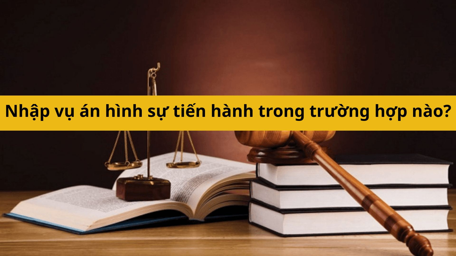 Nhập vụ &aacute;n h&igrave;nh sự tiến h&agrave;nh trong trường hợp n&agrave;o? 