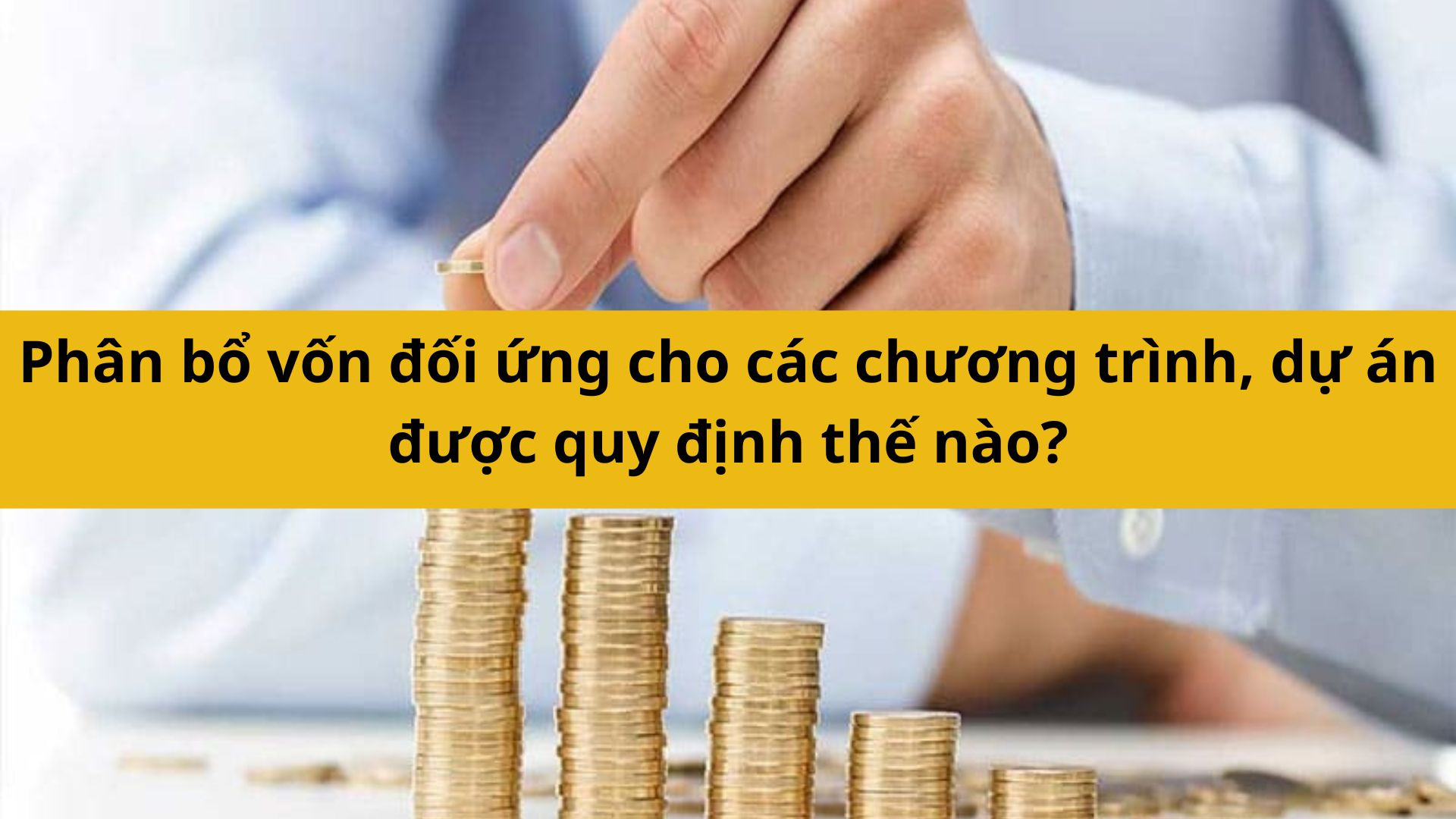 Ph&acirc;n bổ vốn đối ứng cho c&aacute;c chương tr&igrave;nh, dự &aacute;n được quy định thế n&agrave;o?