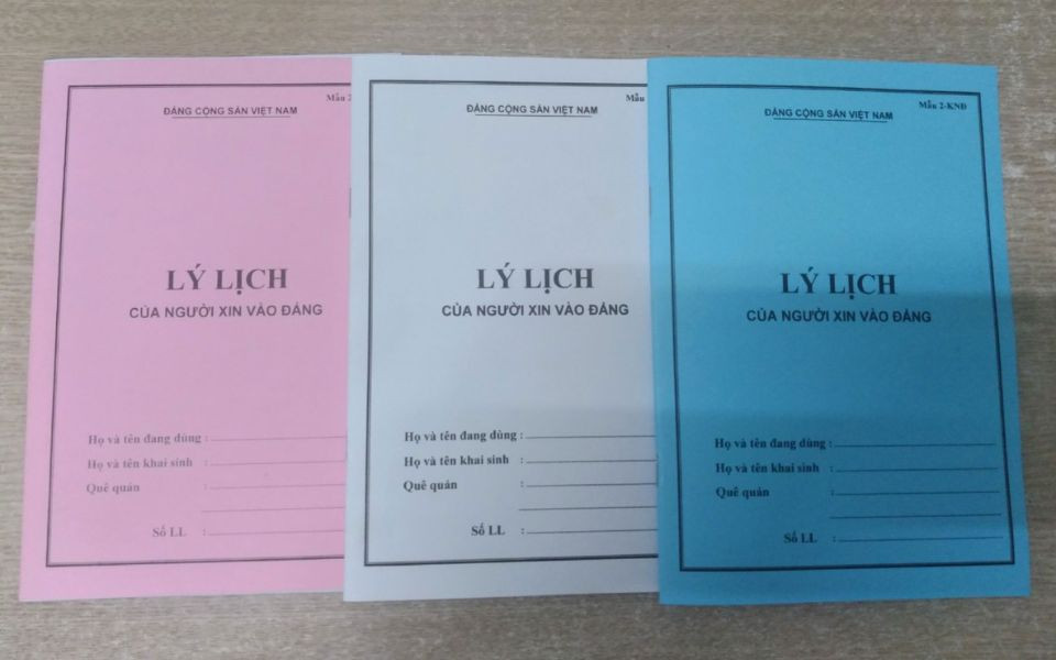 L&yacute; lịch b&agrave; đời x&eacute;t v&agrave;o Đảng gồm những nội dung g&igrave;?