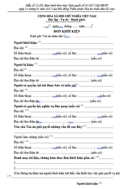 C&aacute; nh&acirc;n, tổ chức gửi đơn khởi kiện đến t&ograve;a &aacute;n như thế n&agrave;o?