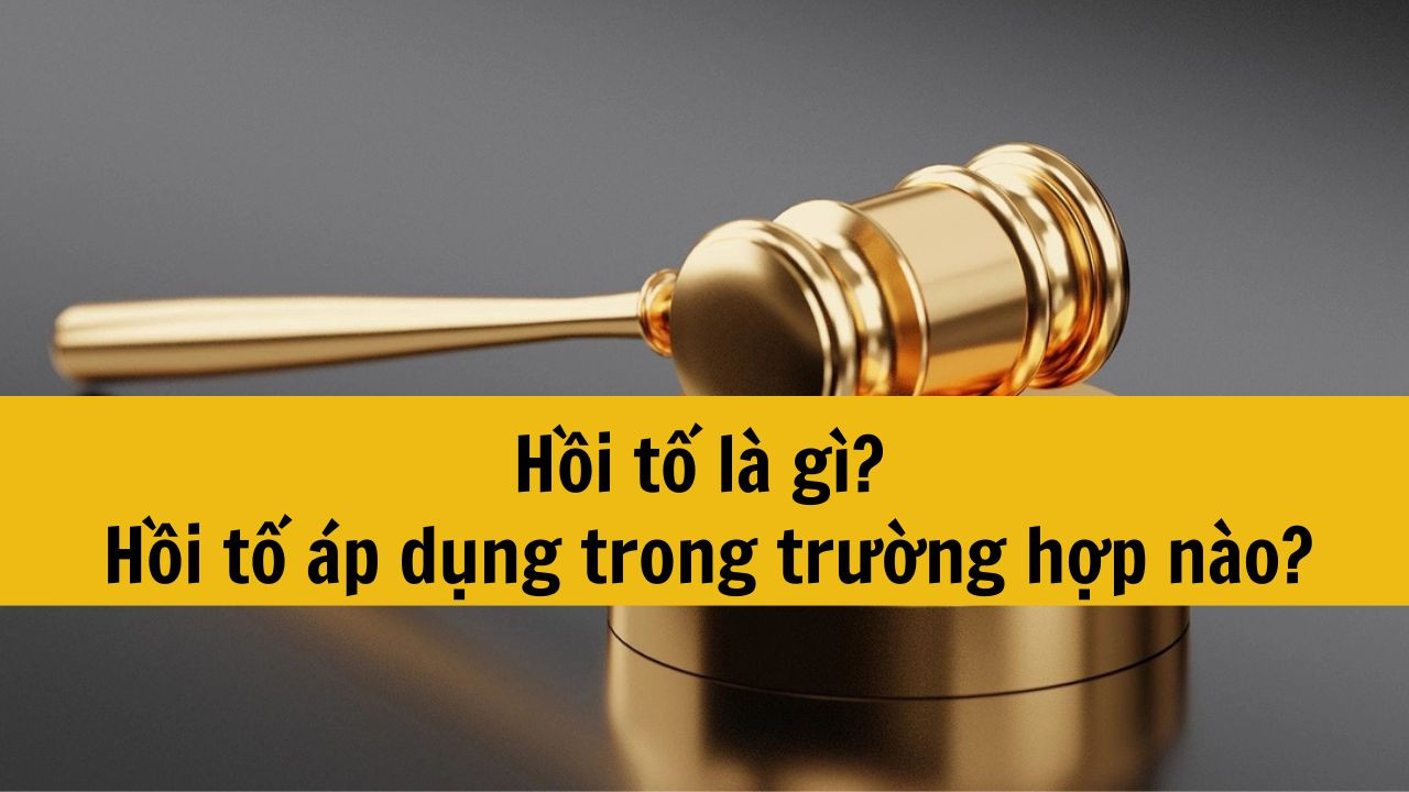 Hồi tố l&agrave; g&igrave;? Hồi tố &aacute;p dụng trong trường hợp n&agrave;o?