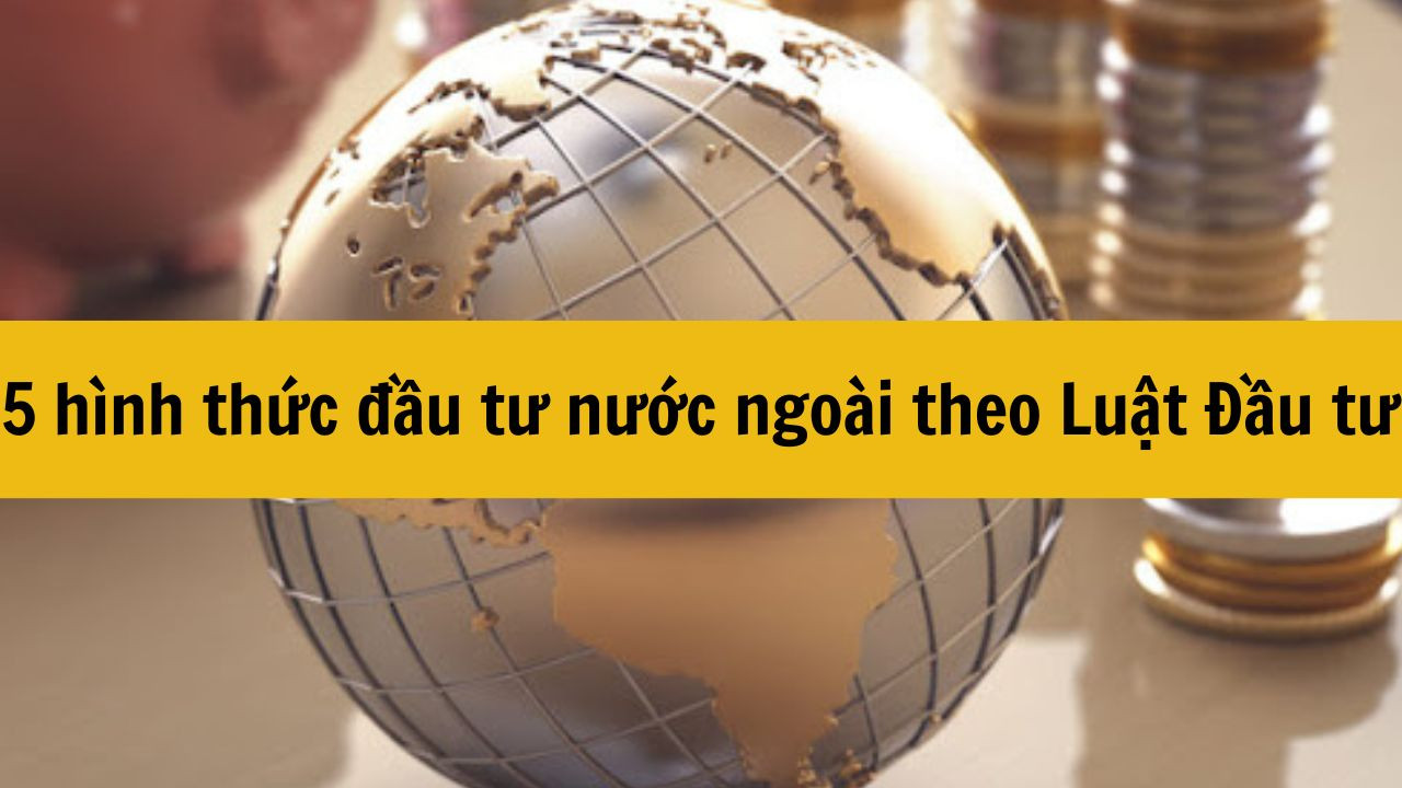 5 h&igrave;nh thức đầu tư nước ngo&agrave;i theo Luật Đầu tư mới nhất 2025