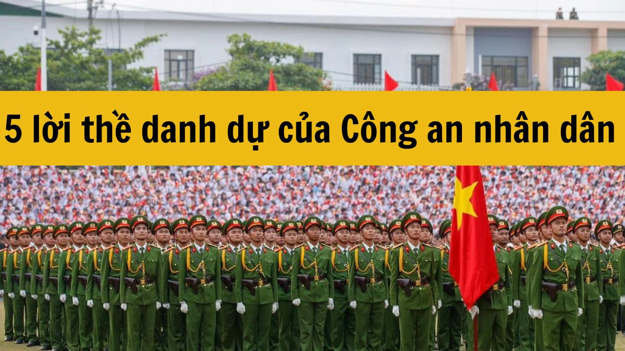 5 lời thề danh dự của C&ocirc;ng an nh&acirc;n d&acirc;n mới nhất 2025 gồm những g&igrave;?