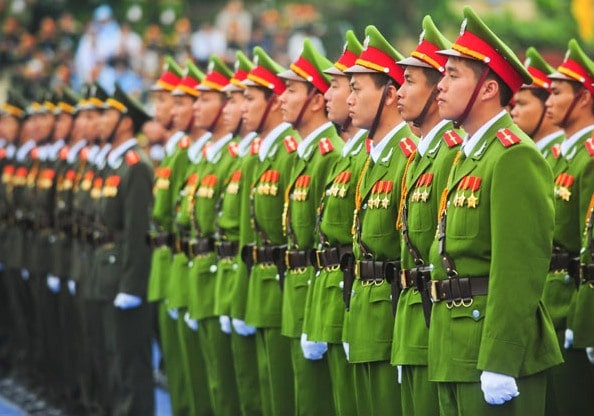 Nguy&ecirc;n tắc tổ chức, hoạt động của C&ocirc;ng an nh&acirc;n d&acirc;n 