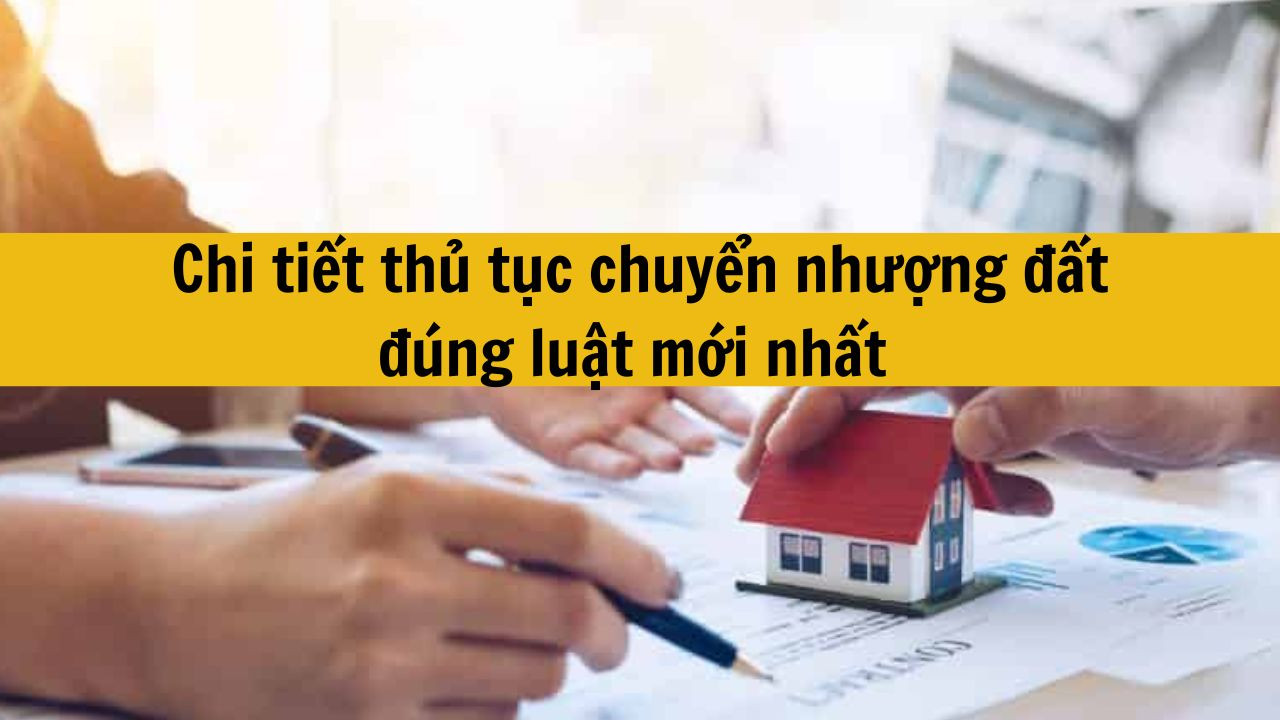 Chi tiết thủ tục chuyển nhượng đất đ&uacute;ng luật mới nhất 2025