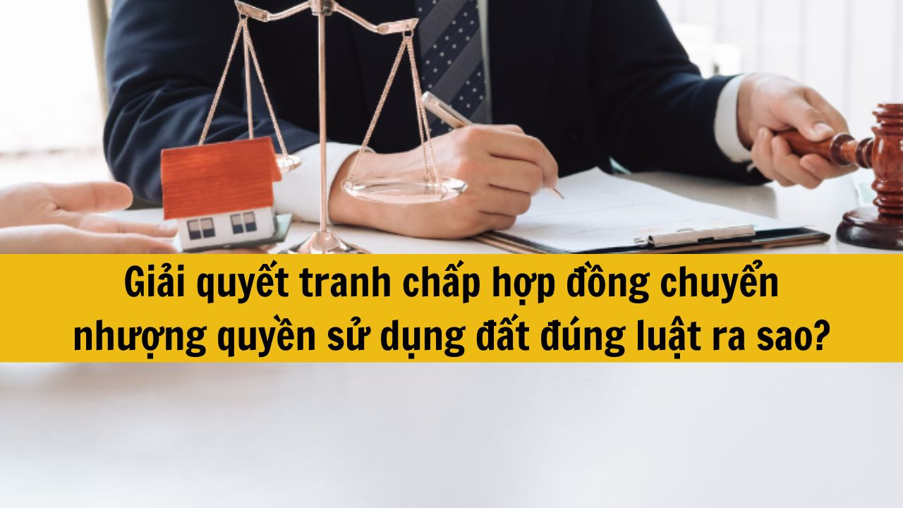 Giải quyết tranh chấp hợp đồng chuyển nhượng quyền sử dụng đất đ&uacute;ng luật ra sao?