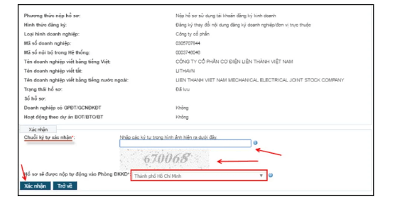H&igrave;nh 15.a. M&agrave;n h&igrave;nh Nhập m&atilde; x&aacute;c nhận