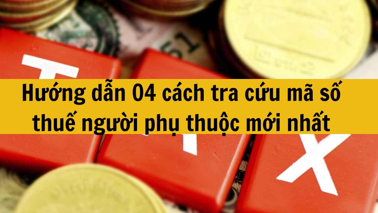 Hướng dẫn 04 c&aacute;ch tra cứu m&atilde; số thuế người phụ thuộc mới nhất 2025