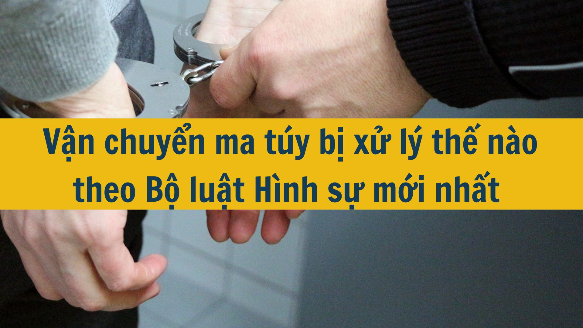 Vận chuyển ma t&uacute;y bị xử l&yacute; thế n&agrave;o theo Bộ luật H&igrave;nh sự mới nhất 2025?