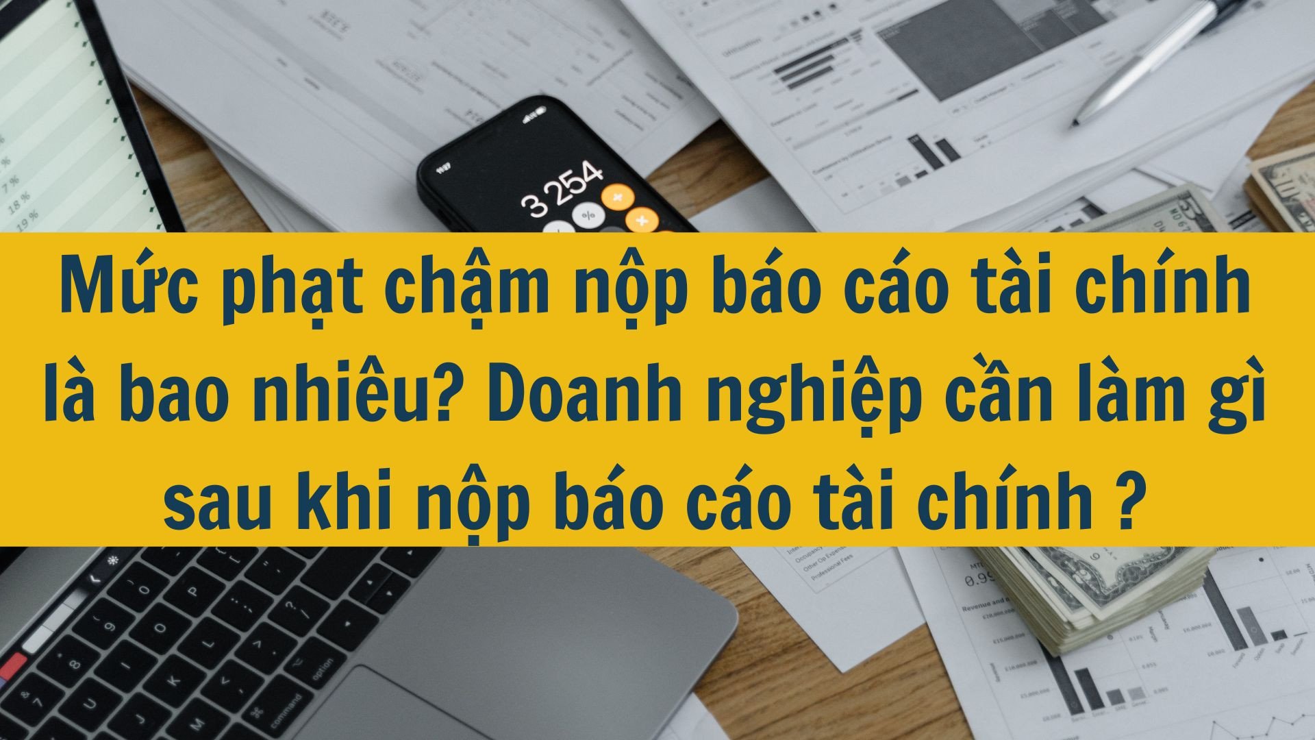 Mức phạt chậm nộp b&aacute;o c&aacute;o t&agrave;i ch&iacute;nh 2025 l&agrave; bao nhi&ecirc;u? Doanh nghiệp cần l&agrave;m g&igrave; sau khi nộp b&aacute;o c&aacute;o t&agrave;i ch&iacute;nh ?